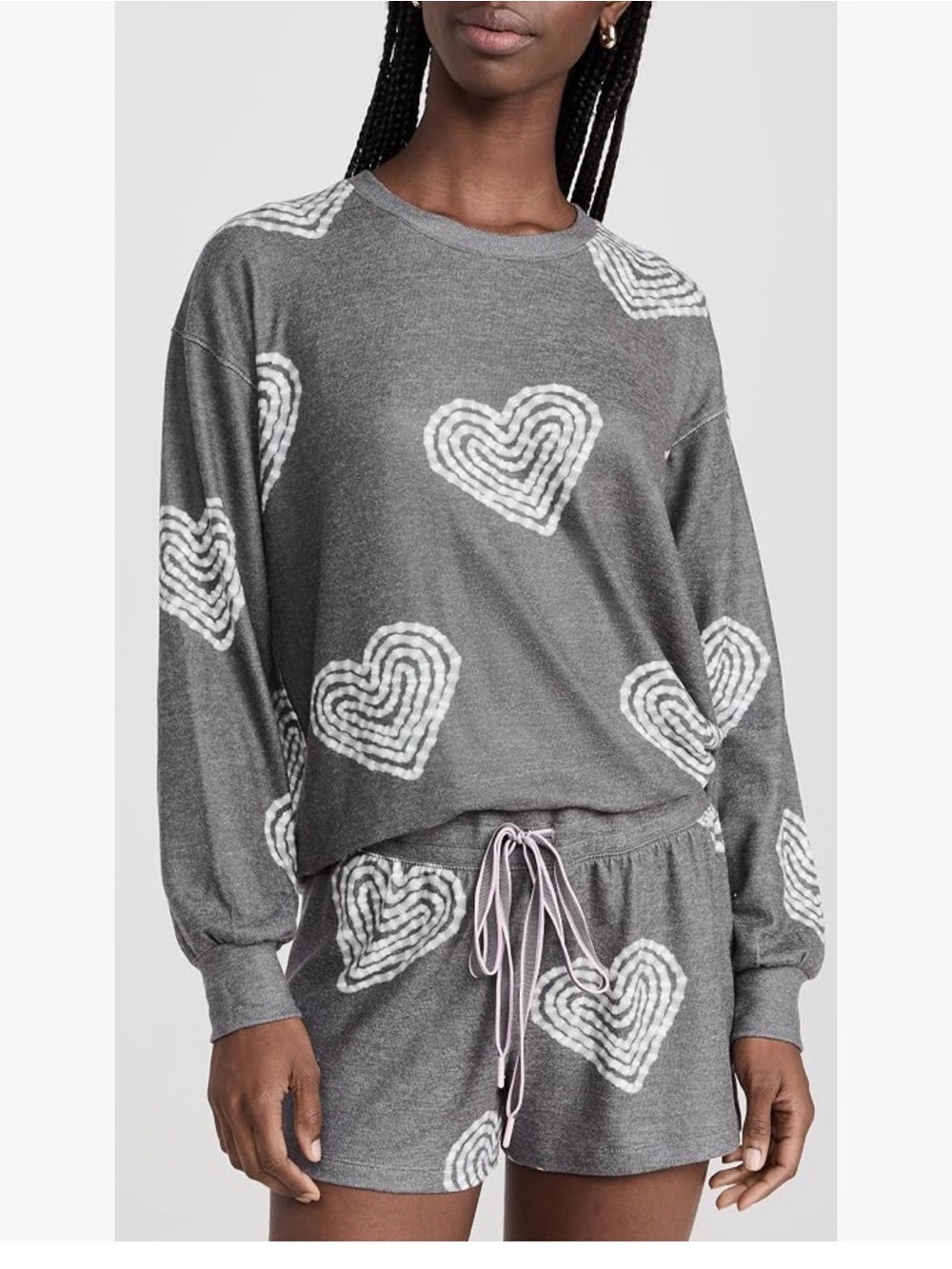 PJ Salvage Womens Loungewear Bless Your Heart Short